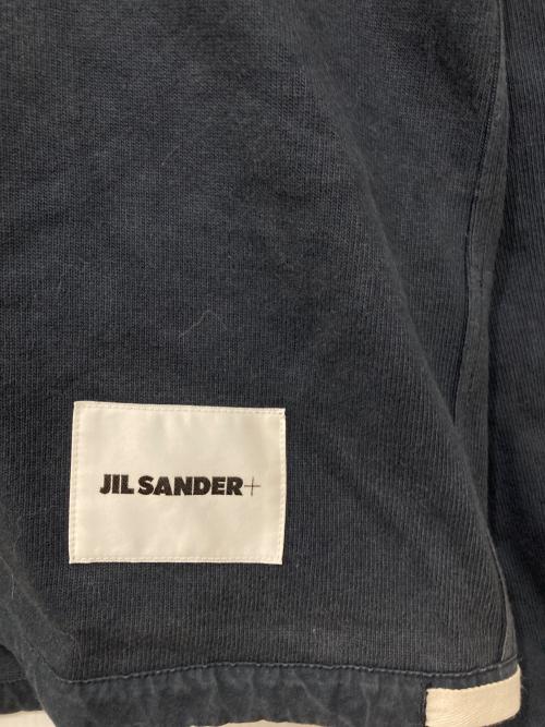 JIL SANDER（ジルサンダー）JIL SANDER (ジルサンダー) ロゴパッチ プルオーバー フーデッド パーカー ネイビー サイズ:Sの古着・服飾アイテム