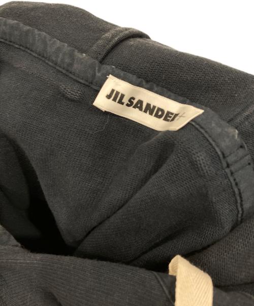 JIL SANDER（ジルサンダー）JIL SANDER (ジルサンダー) ロゴパッチ プルオーバー フーデッド パーカー ネイビー サイズ:Sの古着・服飾アイテム
