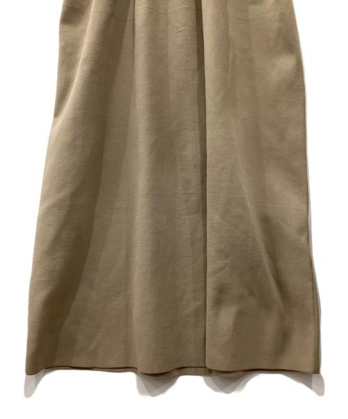 cle blatt（クレブラット）cle blatt (クレブラット) ポロニットロングワンピース ベージュ サイズ:M 未使用品の古着・服飾アイテム