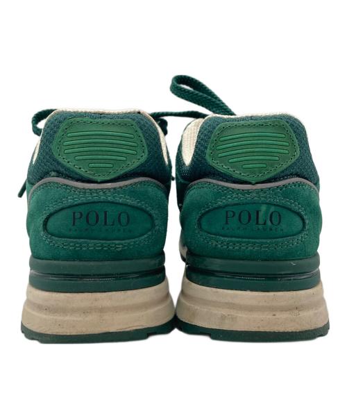 POLO RALPH LAUREN（ポロ・ラルフローレン）POLO RALPH LAUREN (ポロ・ラルフローレン) スニーカー グリーン サイズ:5の古着・服飾アイテム