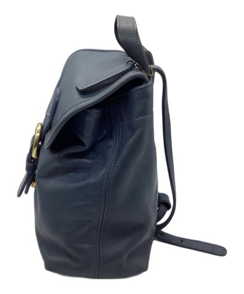 COACH（コーチ）COACH (コーチ) レザーミニリュック ネイビーの古着・服飾アイテム