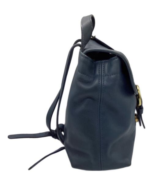 COACH（コーチ）COACH (コーチ) レザーミニリュック ネイビーの古着・服飾アイテム