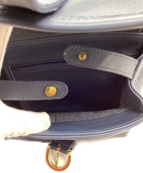 COACH（コーチ）COACH (コーチ) レザーミニリュック ネイビーの古着・服飾アイテム