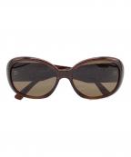 CHANELシャネル）の古着「カメリア サングラス」｜ブラウン