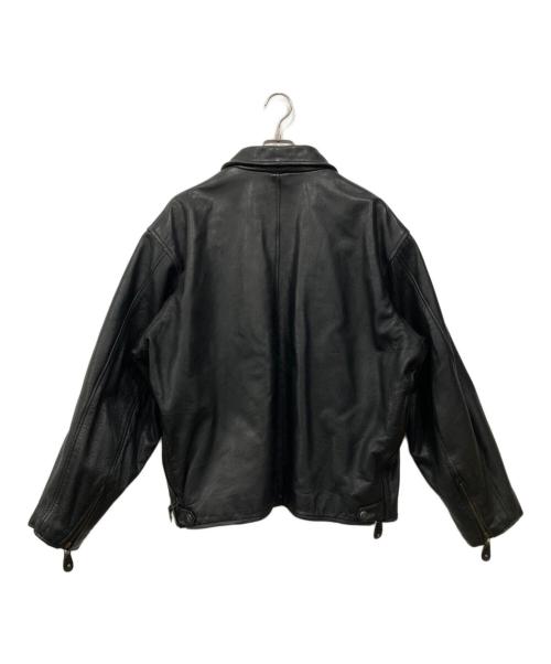 EDWIN（エドウィン）EDWIN (エドウィン) レザージャケット ブラック サイズ:3Lの古着・服飾アイテム