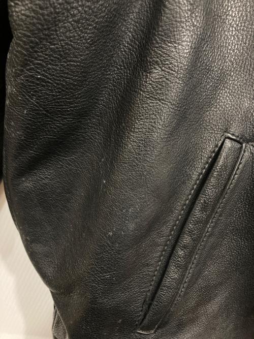 EDWIN（エドウィン）EDWIN (エドウィン) レザージャケット ブラック サイズ:3Lの古着・服飾アイテム
