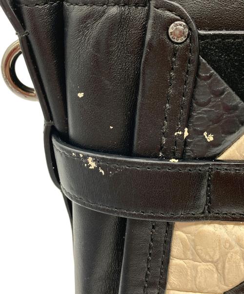 COACH（コーチ）COACH (コーチ) キルティングンドバッグ ブラックの古着・服飾アイテム