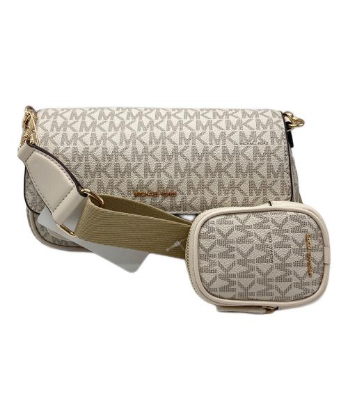 MICHAEL KORS（マイケルコース）MICHAEL KORS (マイケルコース) ショルダーバッグ ホワイトの古着・服飾アイテム