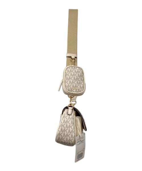 MICHAEL KORS（マイケルコース）MICHAEL KORS (マイケルコース) ショルダーバッグ ホワイトの古着・服飾アイテム