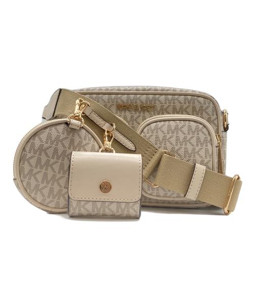 MICHAEL KORS（マイケルコース）MICHAEL KORS (マイケルコース) ショルダーバッグ アイボリーの古着・服飾アイテム