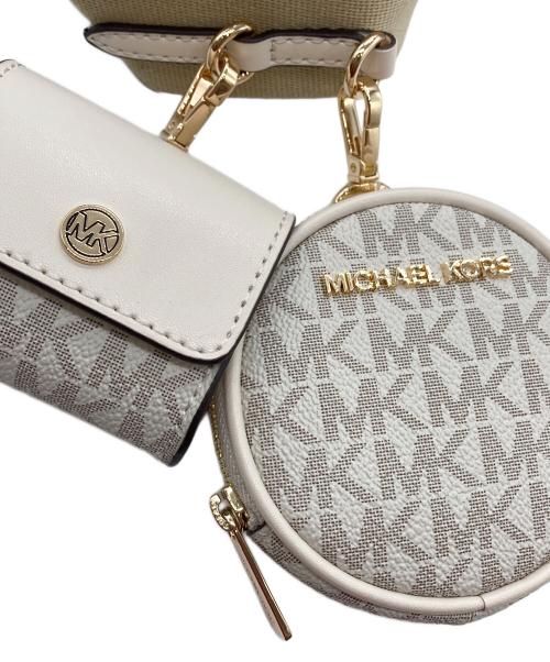 MICHAEL KORS（マイケルコース）MICHAEL KORS (マイケルコース) ショルダーバッグ アイボリーの古着・服飾アイテム