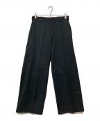 Dickies×MONKEY TIMEディッキーズ×モンキータイム）の古着「ストライプバギーパンツ」｜ブラック