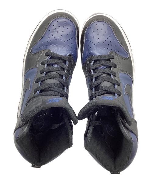 NIKE（ナイキ）NIKE (ナイキ) FRAGMENT DESIGN (フラグメントデザイン) ハイカットスニーカー ネイビー×ブラック サイズ:28cmの古着・服飾アイテム