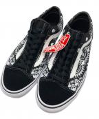 VANSヴァンズ）の古着「ローカットスニーカー」｜ブラック×ホワイト