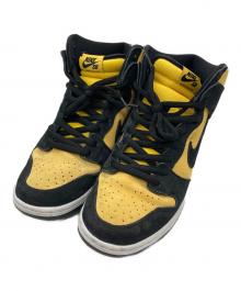 NIKE SB（ナイキエスビー）の古着「ハイカットスニーカー」｜ブラック×イエロー