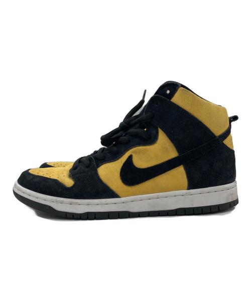NIKE SB（ナイキエスビー）NIKE SB (ナイキエスビー) ハイカットスニーカー ブラック×イエロー サイズ:28㎝の古着・服飾アイテム