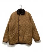 Barbourバブアー）の古着「キルティングジャケット」｜ベージュ