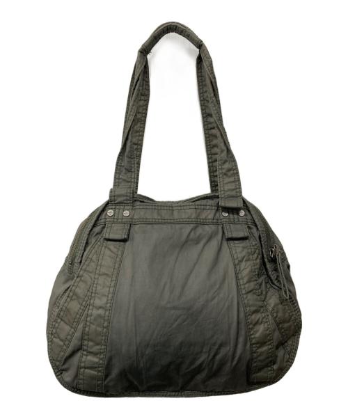 DIESEL（ディーゼル）DIESEL (ディーゼル) メタルロゴトートバッグ カーキの古着・服飾アイテム