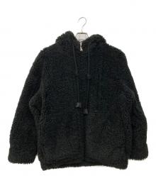 VEGAN CODE×SLOBE IENA（ヴィ―ガンコード×スローブ イエナ）の古着「別注 ボアフードブルゾン」｜ブラック