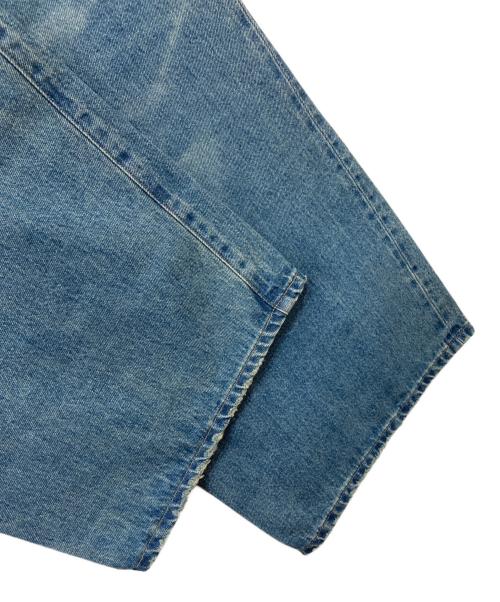 AUTHEN（オーセン）AUTHEN (オーセン) ヴィンテージ ワイドレッグ バギーパンツ ブルーインディゴ サイズ:W33 未使用品の古着・服飾アイテム