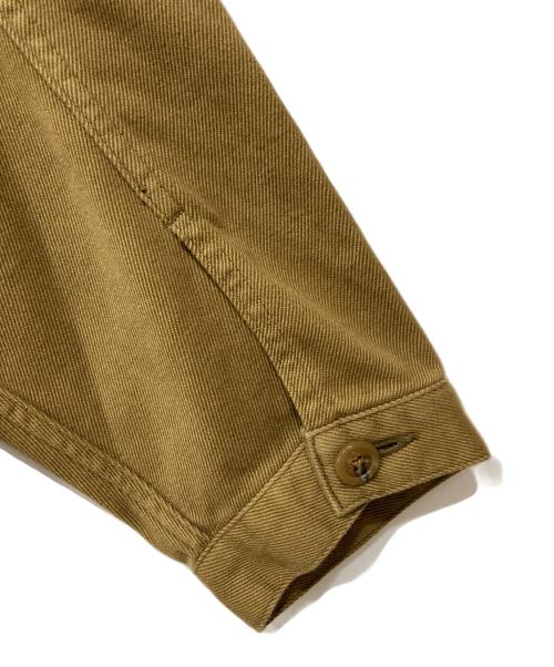 AUTHEN（オーセン）AUTHEN (オーセン) シルクナイズド チノ トラッカージャケット ベージュ サイズ:L 未使用品の古着・服飾アイテム