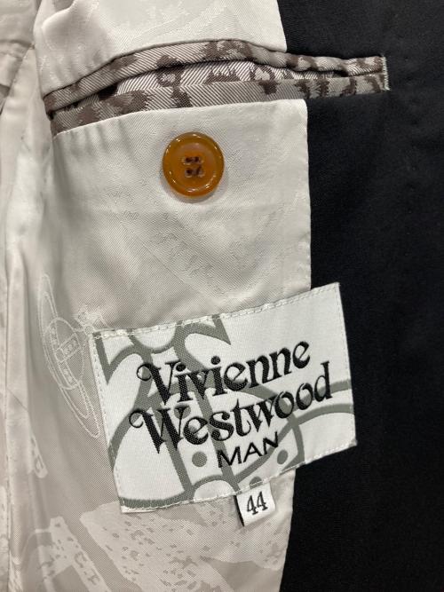 Vivienne Westwood man（ヴィヴィアン ウェストウッド マン）Vivienne Westwood man (ヴィヴィアン ウェストウッド マン) テーラードジャケット ブラック サイズ:44の古着・服飾アイテム
