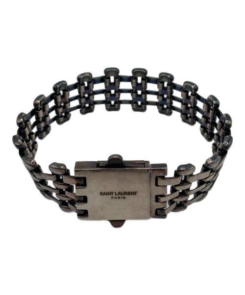 Saint Laurent Paris（サンローランパリ）Saint Laurent Paris (サンローランパリ) メタルバングル シルバー サイズ:19cmの古着・服飾アイテム