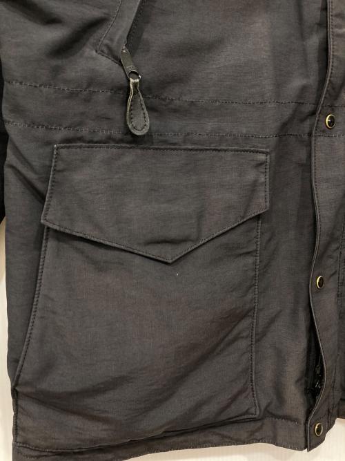 RockyMountainFeatherBed（ロッキーマウンテンフェザーベッド）RockyMountainFeatherBed (ロッキーマウンテンフェザーベッド) レザーヨークダウンジャケット ブラック サイズ:38の古着・服飾アイテム