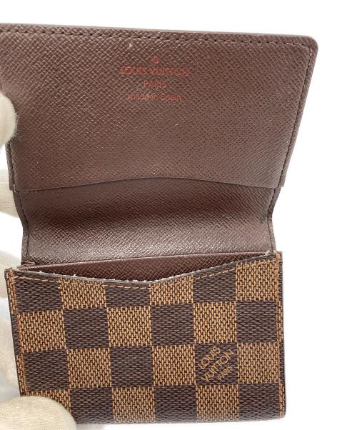 LOUIS VUITTON（ルイ ヴィトン）LOUIS VUITTON (ルイ ヴィトン) 名刺入れ ブラウンの古着・服飾アイテム