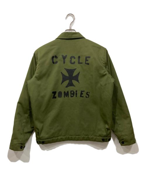 cycle zombies（サイクル ゾンビーズ）cycle zombies (サイクル ゾンビーズ) BLUCO WORK GARMENT (ブルコ ワーク ガーメント) ワークジャケット カーキ サイズ:Sの古着・服飾アイテム