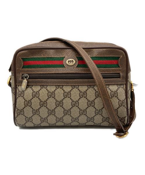 GUCCI（グッチ）GUCCI (グッチ) ショルダーバッグ ベージュ・ブラウンの古着・服飾アイテム