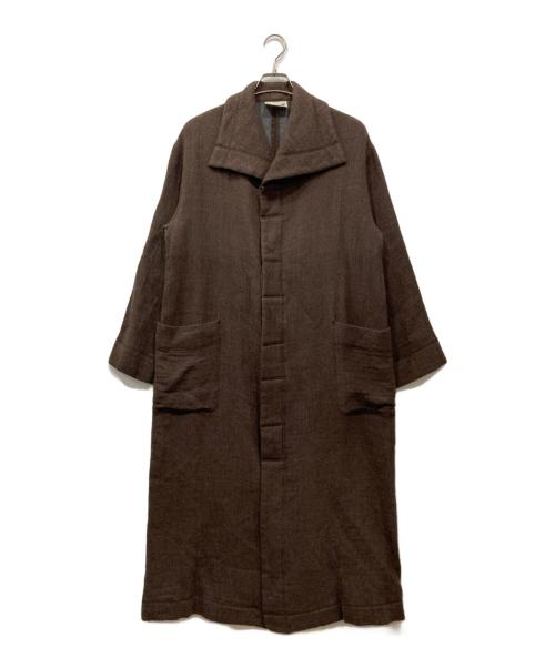 HAI SPORTING GEAR（ハイスポーティングギア）HAI SPORTING GEAR (ハイスポーティングギア) ウール混コート ブラウン サイズ:Mの古着・服飾アイテム