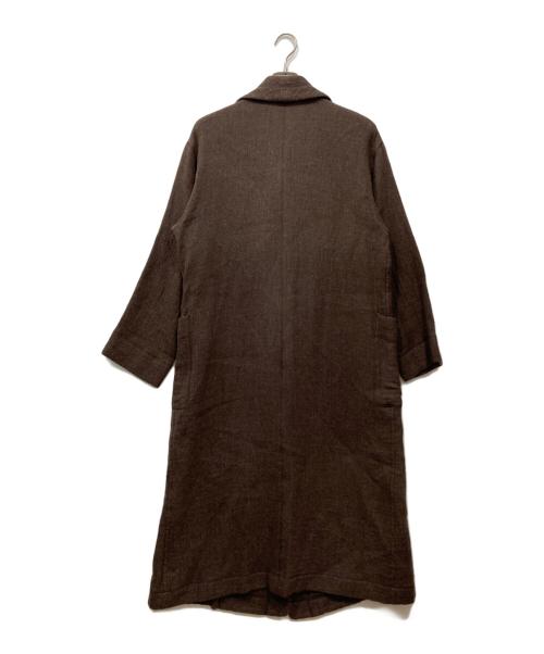 HAI SPORTING GEAR（ハイスポーティングギア）HAI SPORTING GEAR (ハイスポーティングギア) ウール混コート ブラウン サイズ:Mの古着・服飾アイテム