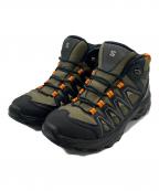 SALOMONサロモン）の古着「トレッキングシューズ」｜カーキ
