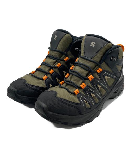 SALOMON（サロモン）SALOMON (サロモン) トレッキングシューズ カーキ サイズ:26cmの古着・服飾アイテム