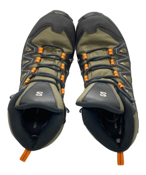 SALOMON（サロモン）SALOMON (サロモン) トレッキングシューズ カーキ サイズ:26cmの古着・服飾アイテム