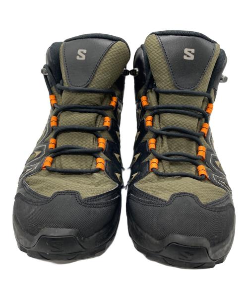 SALOMON（サロモン）SALOMON (サロモン) トレッキングシューズ カーキ サイズ:26cmの古着・服飾アイテム