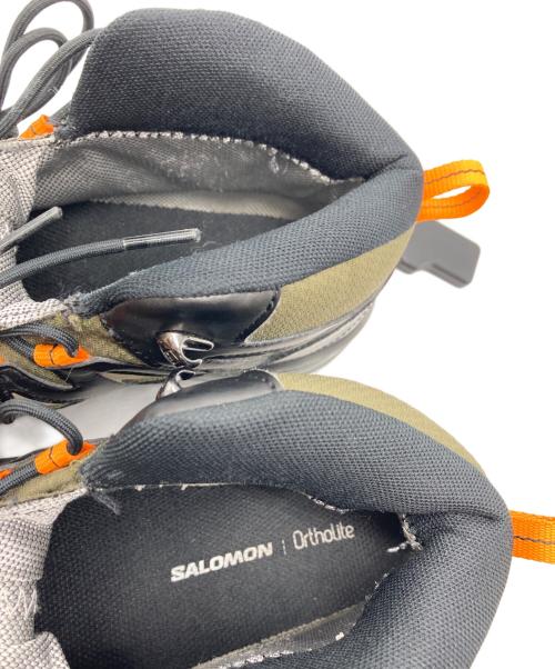 SALOMON（サロモン）SALOMON (サロモン) トレッキングシューズ カーキ サイズ:26cmの古着・服飾アイテム