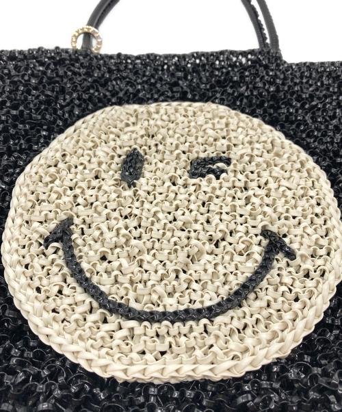 ANTEPRIMA（アンテプリマ）ANTEPRIMA (アンテプリマ) Smiley World (スマイリーワールド) ハンドバッグ ブラック・ホワイトの古着・服飾アイテム