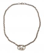GUCCIグッチ）の古着「GGシルバーブリットネックレス」｜シルバー