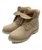 Timberlandティンバーランド）の古着「6インチ プレミアム ライト ベージュ ヌバック」｜ベージュ
