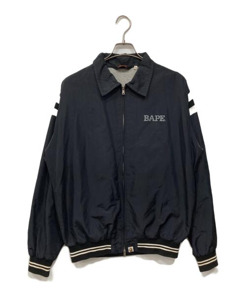 A BATHING APE（アベイシングエイプ）A BATHING APE (アベイシングエイプ) ナイロンジャケット ブラック サイズ:Lの古着・服飾アイテム
