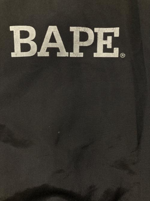 A BATHING APE（アベイシングエイプ）A BATHING APE (アベイシングエイプ) ナイロンジャケット ブラック サイズ:Lの古着・服飾アイテム