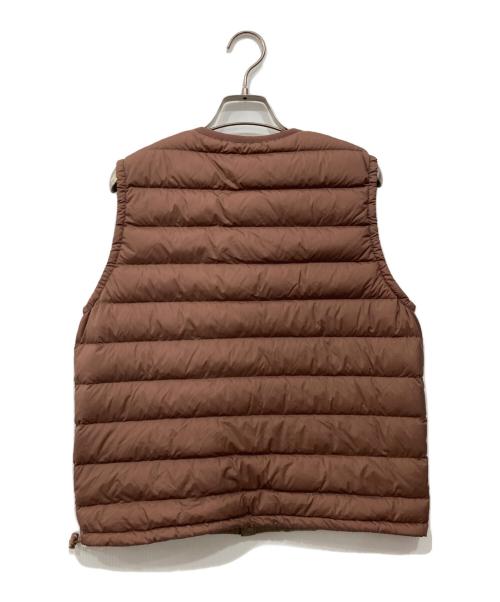 DANTON（ダントン）DANTON (ダントン) インナーダウンクルーネックベスト ベージュ サイズ:Sの古着・服飾アイテム