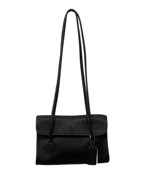 COACH（コーチ）COACH (コーチ) レザートートバッグ ブラックの古着・服飾アイテム
