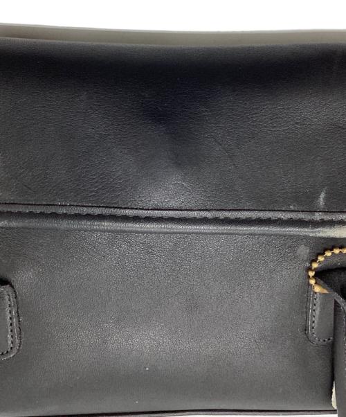 COACH（コーチ）COACH (コーチ) レザートートバッグ ブラックの古着・服飾アイテム