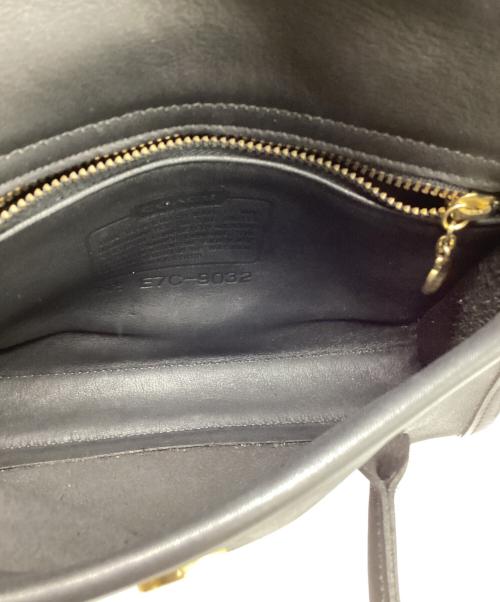 COACH（コーチ）COACH (コーチ) レザートートバッグ ブラックの古着・服飾アイテム