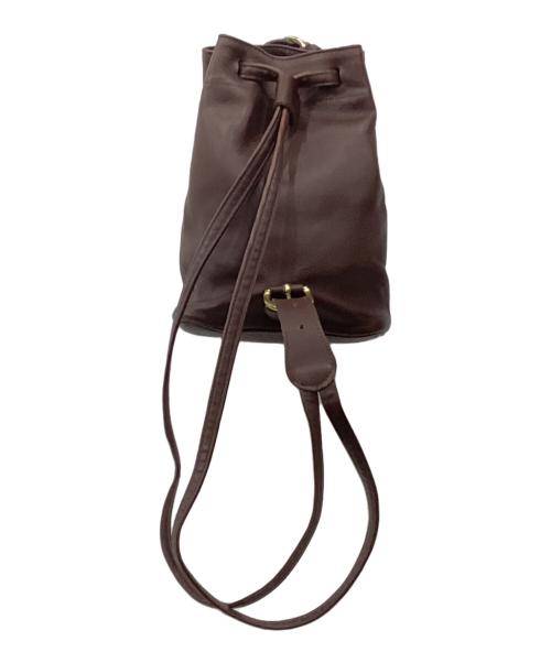 COACH（コーチ）COACH (コーチ) レザーショルダーバッグ ブラウンの古着・服飾アイテム