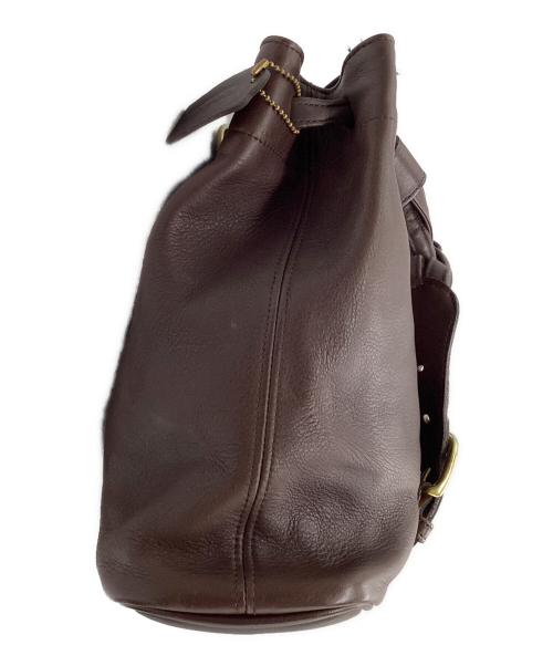 COACH（コーチ）COACH (コーチ) レザーショルダーバッグ ブラウンの古着・服飾アイテム