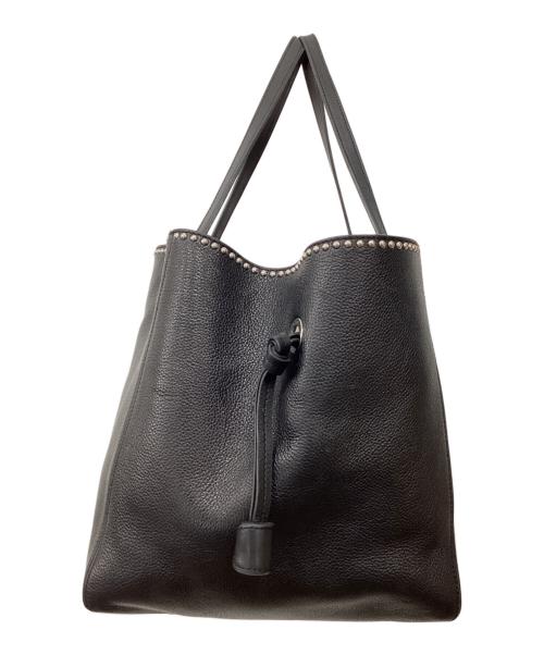 J&M DAVIDSON（ジェイ＆エム デヴィッドソン）J&M DAVIDSON (ジェイ＆エム デヴィッドソン) スタッズ トートバッグ ブラックの古着・服飾アイテム